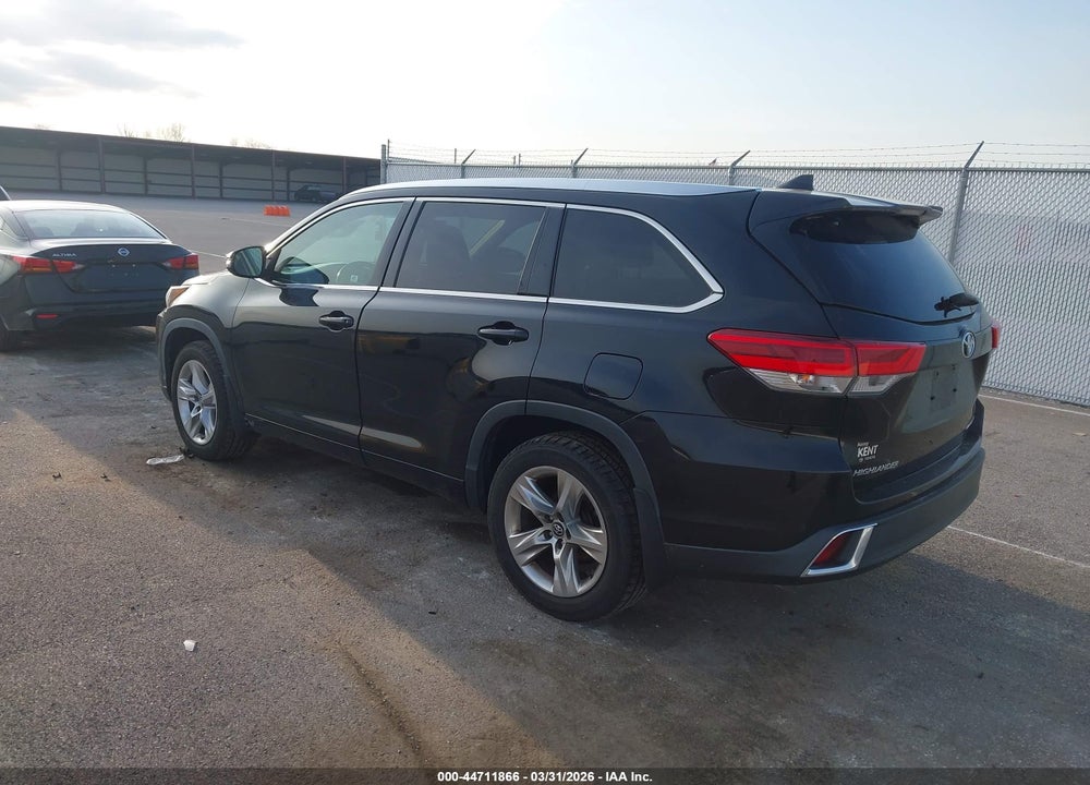 2017 TOYOTA HIGHLANDER LIMITED VIN: 5TDDZRFH5HS382592