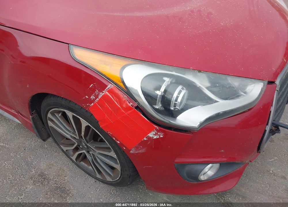 2016 HYUNDAI VELOSTER TURBO VIN: KMHTC6AE7GU277437