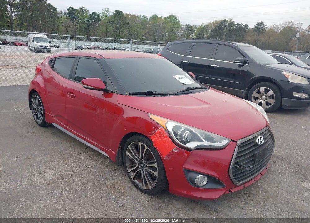 2016 HYUNDAI VELOSTER TURBO VIN: KMHTC6AE7GU277437
