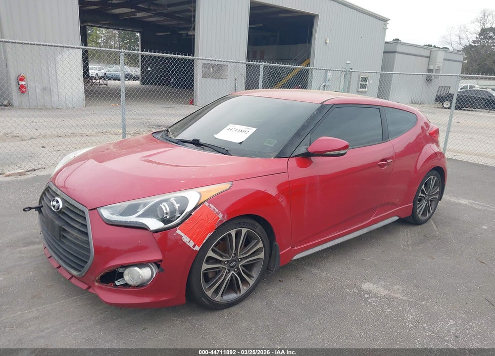 2016 HYUNDAI VELOSTER TURBO VIN: KMHTC6AE7GU277437