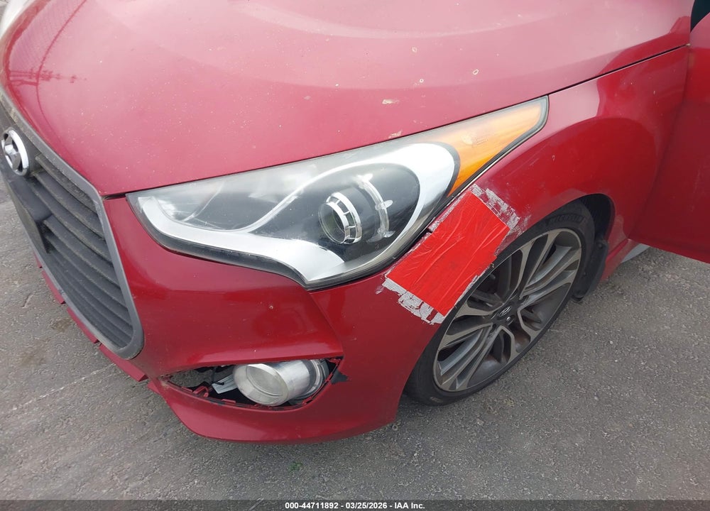 2016 HYUNDAI VELOSTER TURBO VIN: KMHTC6AE7GU277437