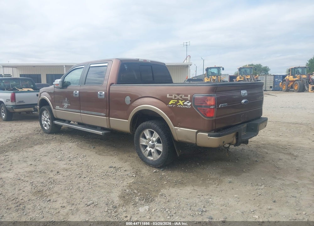 2011 FORD F-150 LARIAT VIN: 1FTFW1ET2BFC71286