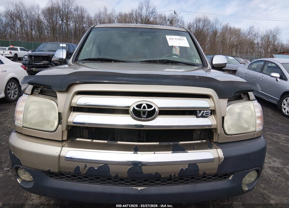 2005 TOYOTA TUNDRA SR5 V8 VIN: 5TBDT44145S485601