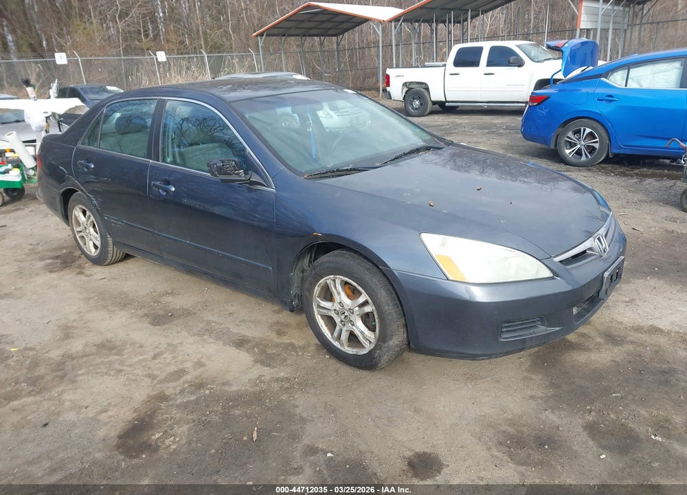 2007 HONDA ACCORD 2.4 EX VIN: 1HGCM56767A007172