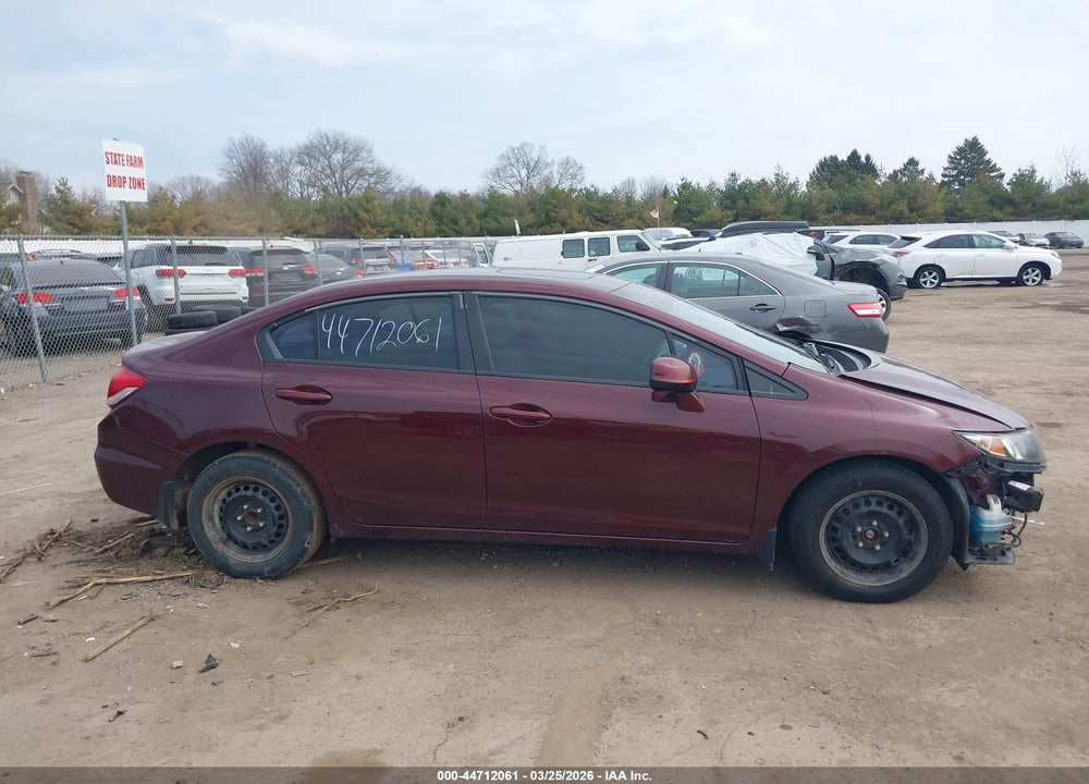 2013 HONDA CIVIC EX-L VIN: 19XFB2F98DE064757