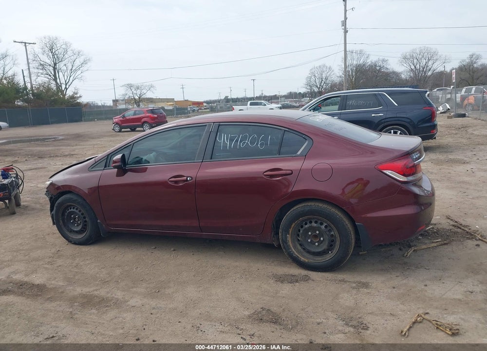 2013 HONDA CIVIC EX-L VIN: 19XFB2F98DE064757