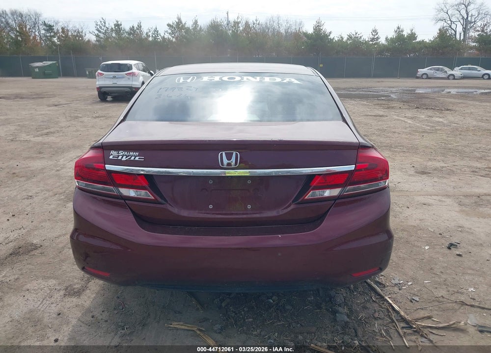 2013 HONDA CIVIC EX-L VIN: 19XFB2F98DE064757