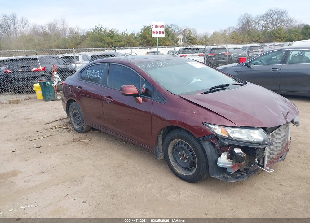 2013 HONDA CIVIC EX-L VIN: 19XFB2F98DE064757