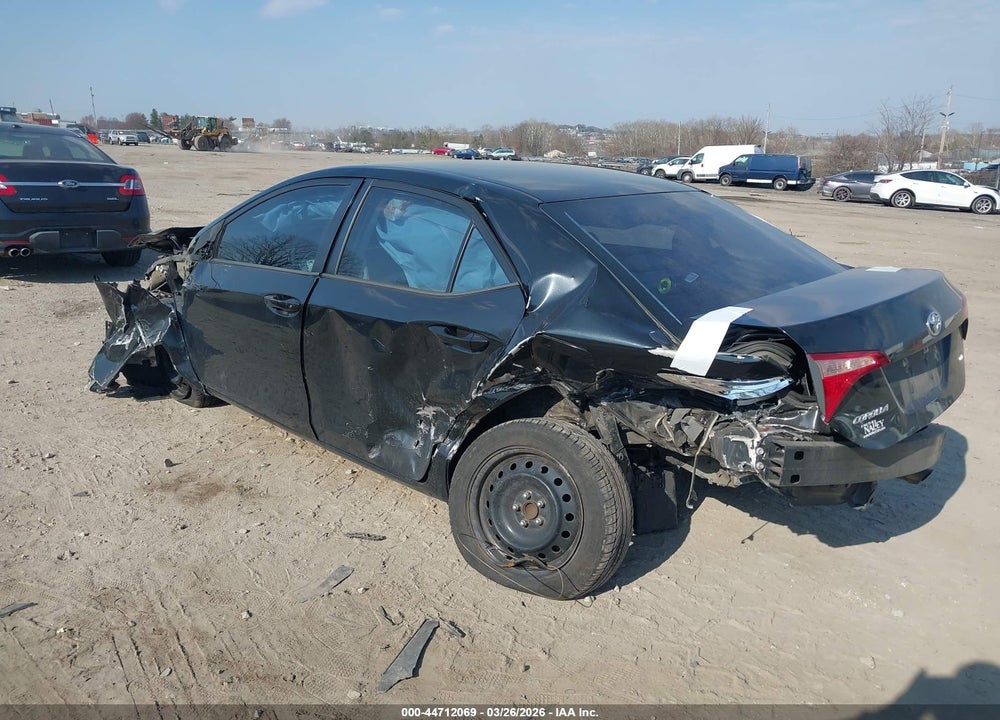 2017 TOYOTA COROLLA LE VIN: 5YFBURHE5HP729517