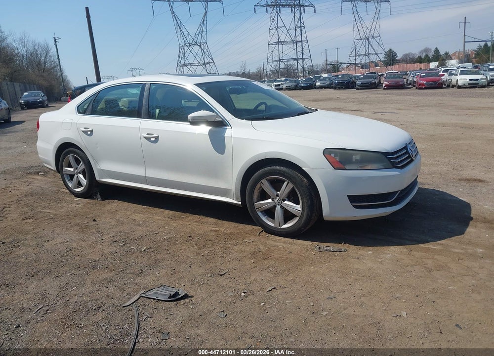 2013 VOLKSWAGEN PASSAT 2.5L SE VIN: 1VWBP7A3XDC034244