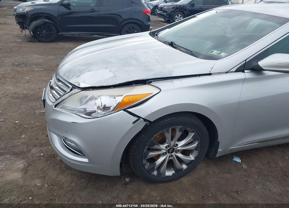 2013 HYUNDAI AZERA VIN: KMHFG4JG2DA214587