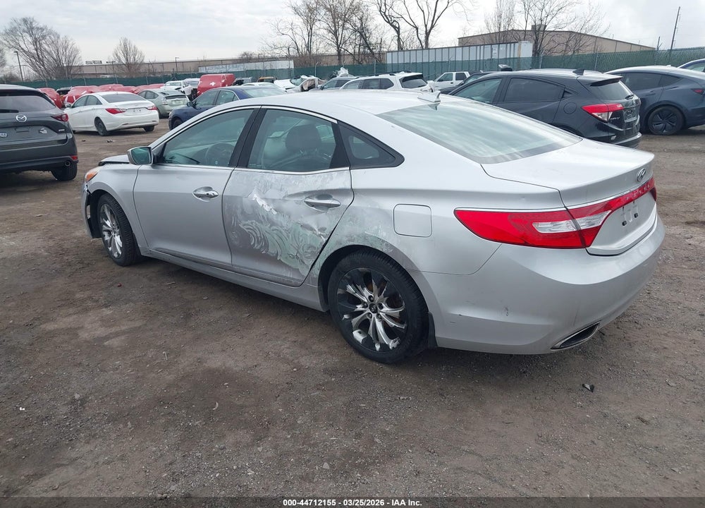 2013 HYUNDAI AZERA VIN: KMHFG4JG2DA214587