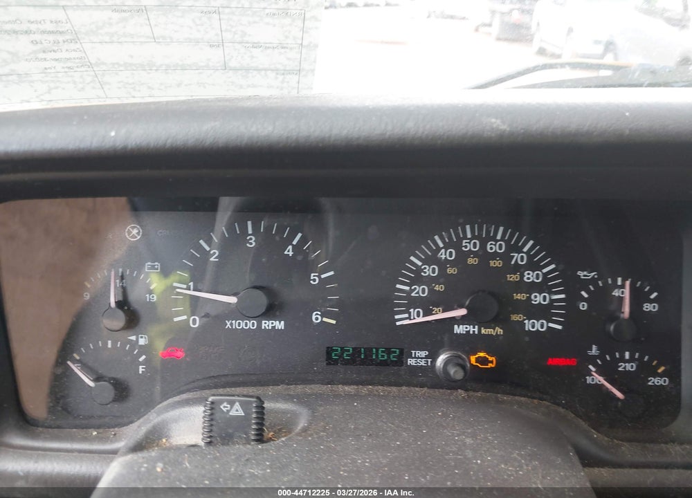 2001 JEEP CHEROKEE LIMITED VIN: 1J4FT58S61L596925