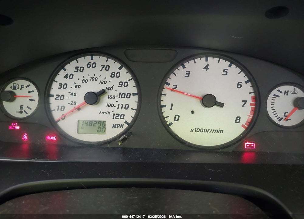 2002 NISSAN PATHFINDER SE VIN: JN8DR09YX2W705635