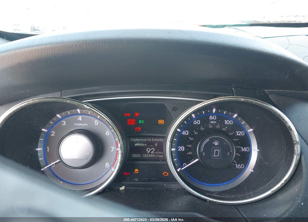 2011 HYUNDAI SONATA GLS VIN: 5NPEB4AC4BH234244