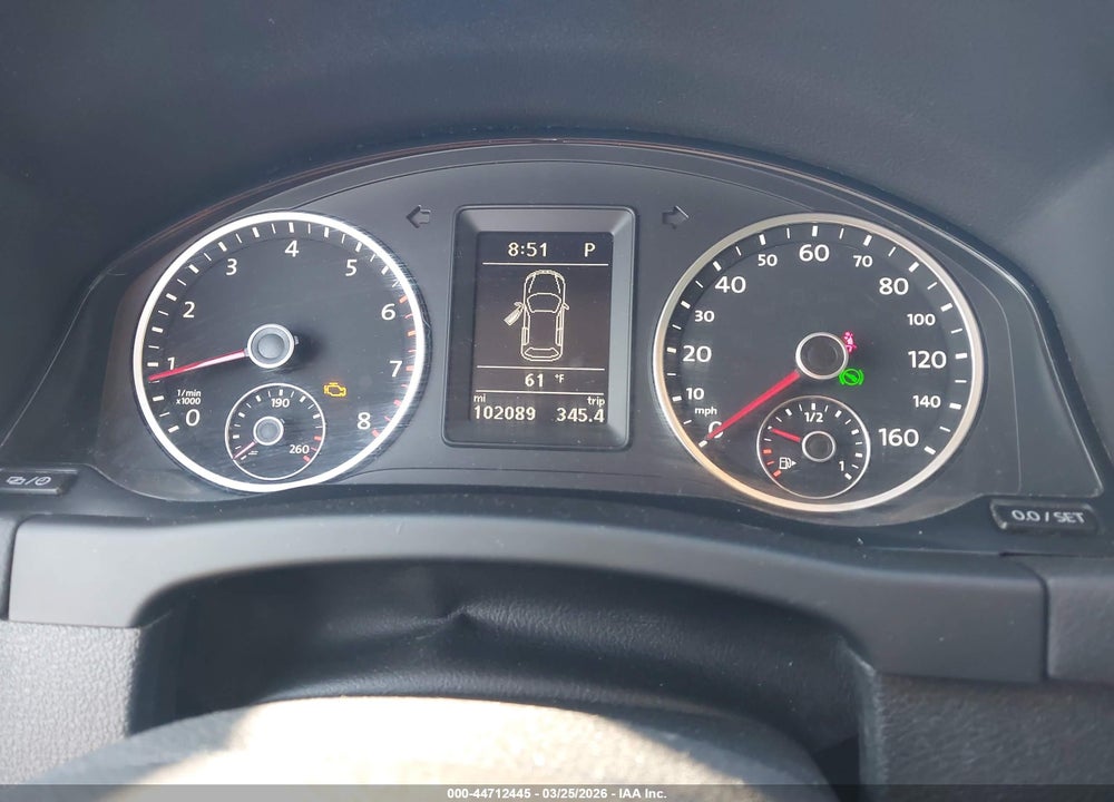 2013 VOLKSWAGEN TIGUAN S VIN: WVGAV3AX9DW625305