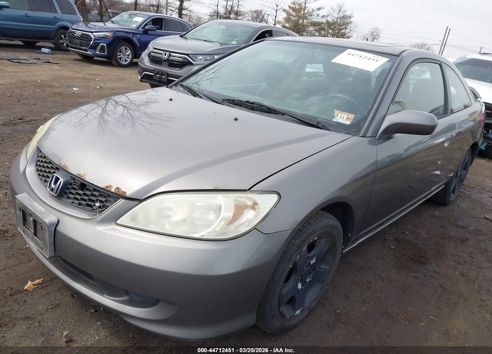 2004 HONDA CIVIC EX VIN: 1HGEM22934L076240