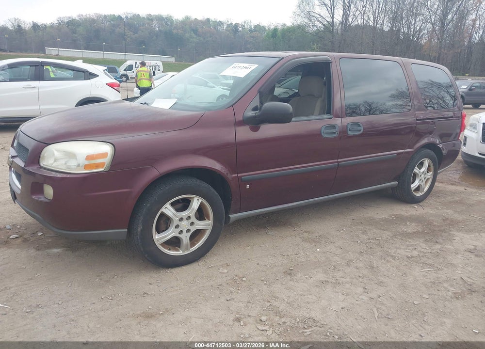 2008 CHEVROLET UPLANDER LS VIN: 1GNDV23118D137933