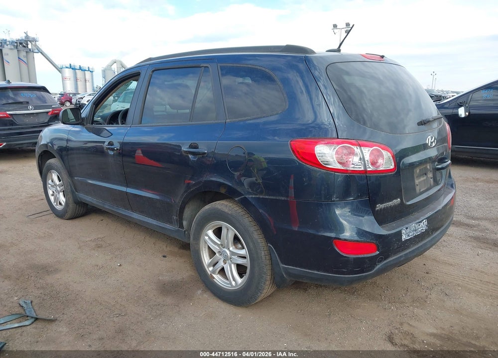 2012 HYUNDAI SANTA FE GLS VIN: 5XYZG3AB0CG155540