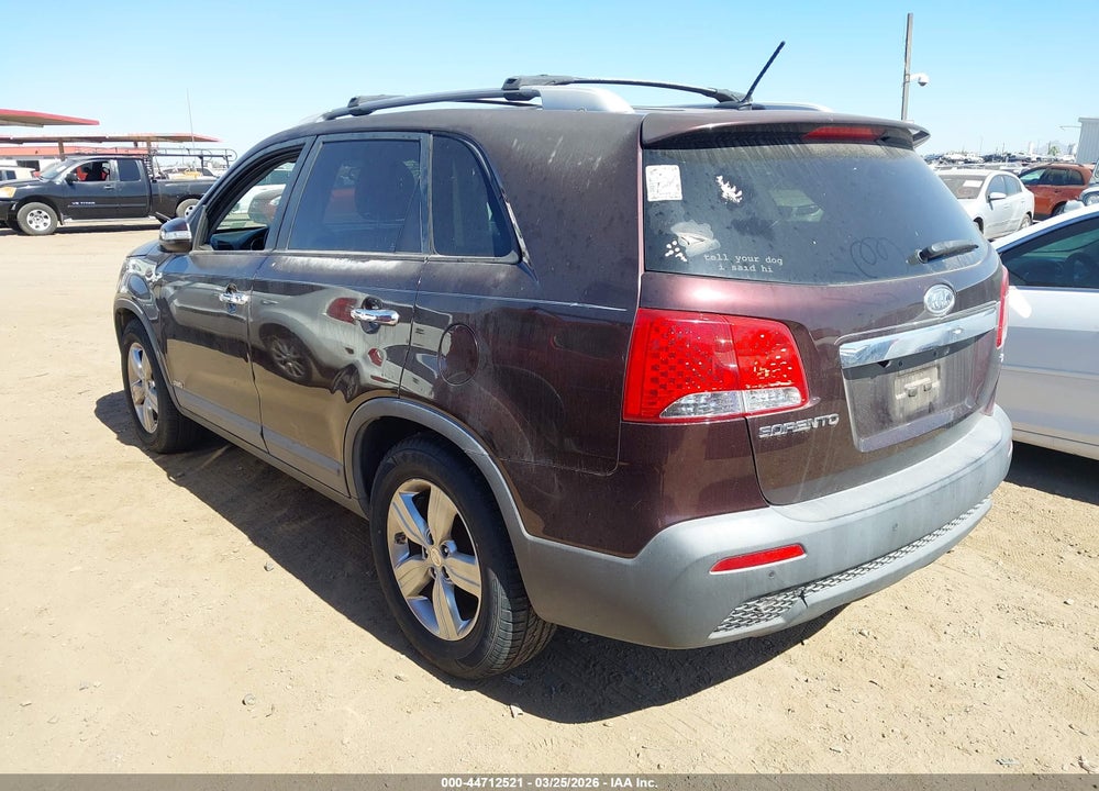 2012 KIA SORENTO EX VIN: 5XYKUCA69CG222858