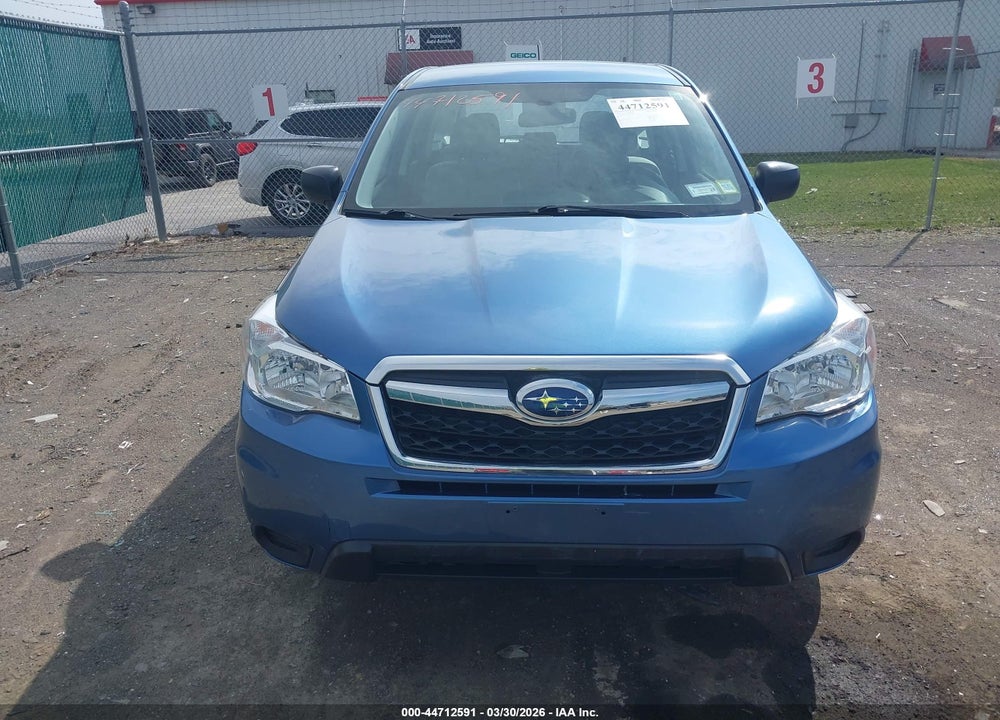 2015 SUBARU FORESTER 2.5I VIN: JF2SJAAC6FH542199