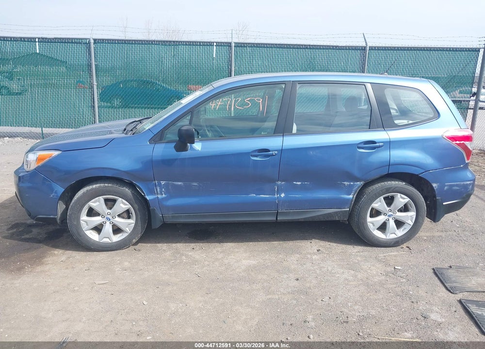2015 SUBARU FORESTER 2.5I VIN: JF2SJAAC6FH542199