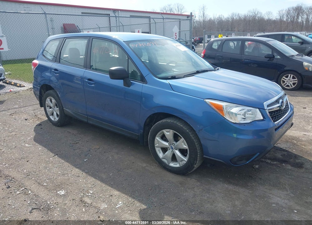 2015 SUBARU FORESTER 2.5I VIN: JF2SJAAC6FH542199
