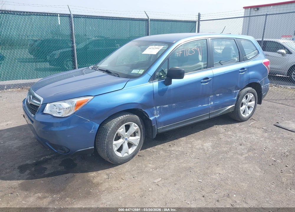 2015 SUBARU FORESTER 2.5I VIN: JF2SJAAC6FH542199