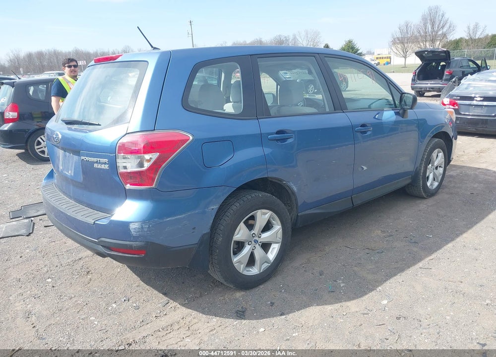 2015 SUBARU FORESTER 2.5I VIN: JF2SJAAC6FH542199