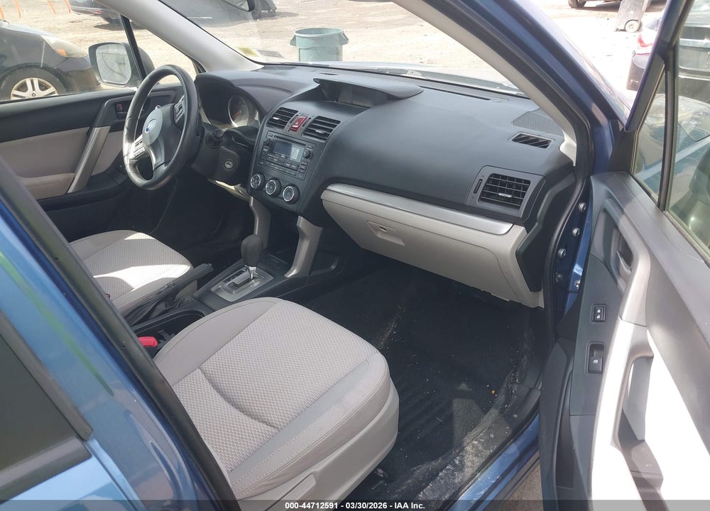 2015 SUBARU FORESTER 2.5I VIN: JF2SJAAC6FH542199