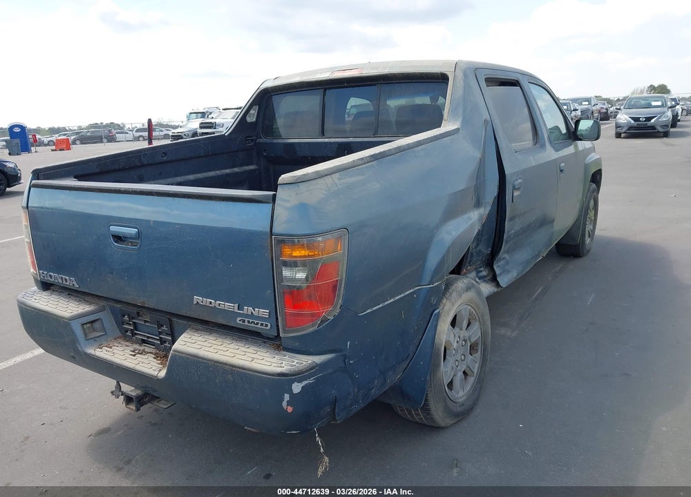 2008 HONDA RIDGELINE RTX VIN: 2HJYK16308H521386