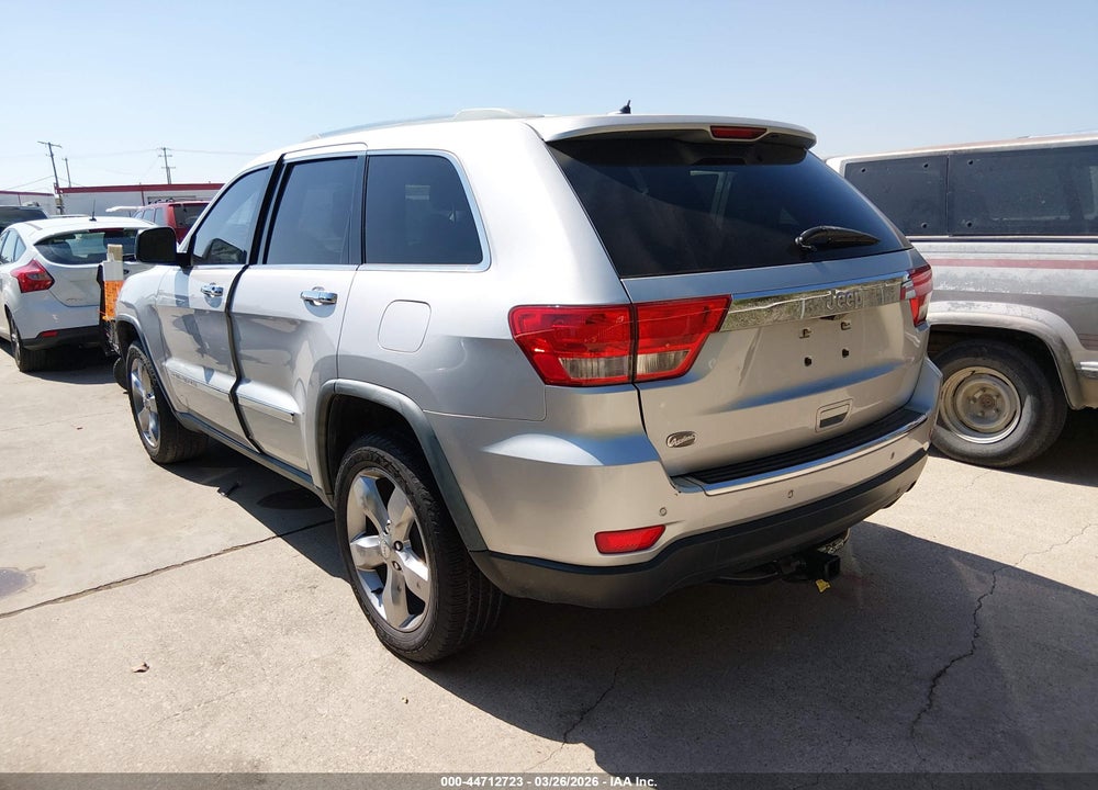 2011 JEEP GRAND CHEROKEE OVERLAND VIN: 1J4RS6GG6BC611217