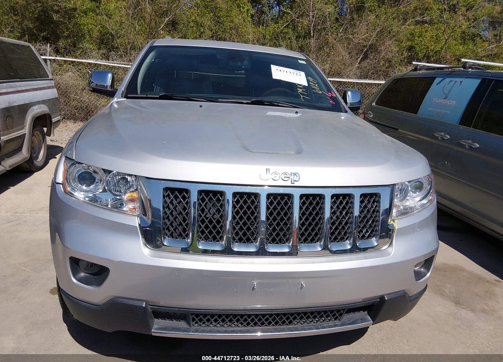 2011 JEEP GRAND CHEROKEE OVERLAND VIN: 1J4RS6GG6BC611217