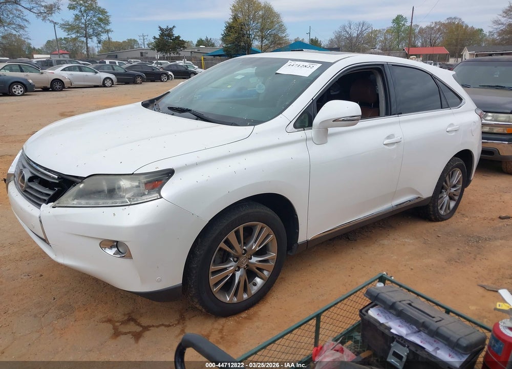 2013 LEXUS RX 450H VIN: JTJZB1BA7D2007130