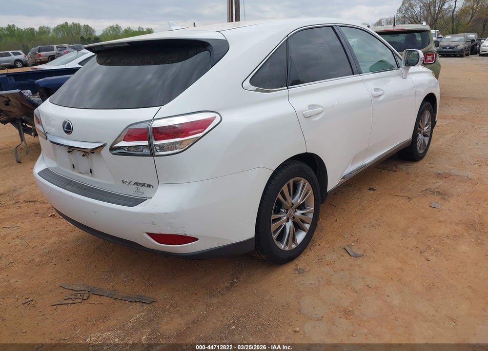 2013 LEXUS RX 450H VIN: JTJZB1BA7D2007130