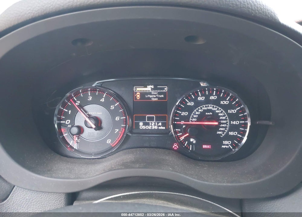 2019 SUBARU WRX VIN: JF1VA1A64K9803023