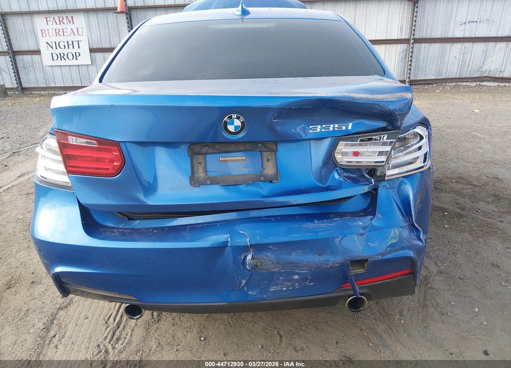 2015 BMW 335I VIN: WBA3A9G52FNT09445