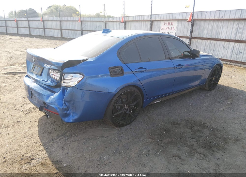2015 BMW 335I VIN: WBA3A9G52FNT09445