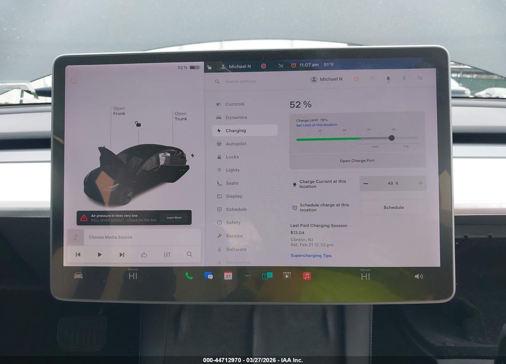 2021 TESLA MODEL 3 LONG RANGE DUAL MOTOR ALL-WHEEL DRIVE VIN: 5YJ3E1EB2MF859998