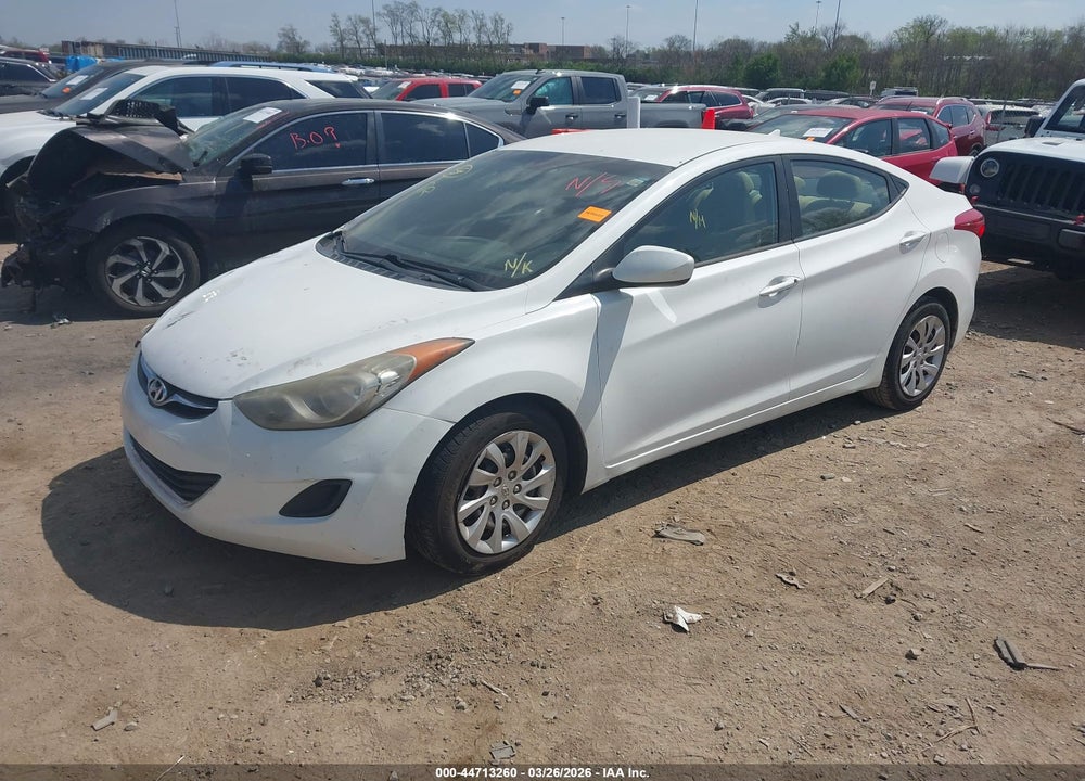 2012 HYUNDAI ELANTRA GLS VIN: 5NPDH4AE2CH134222