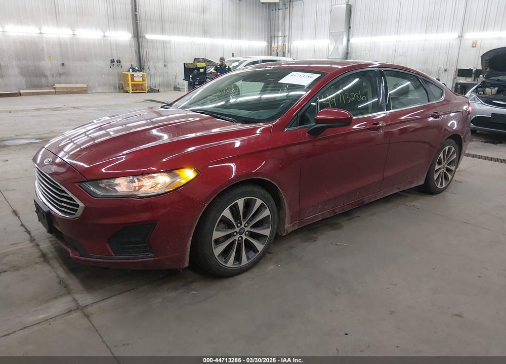 2019 FORD FUSION SE VIN: 3FA6P0T91KR199648