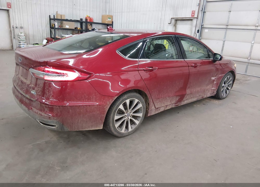 2019 FORD FUSION SE VIN: 3FA6P0T91KR199648