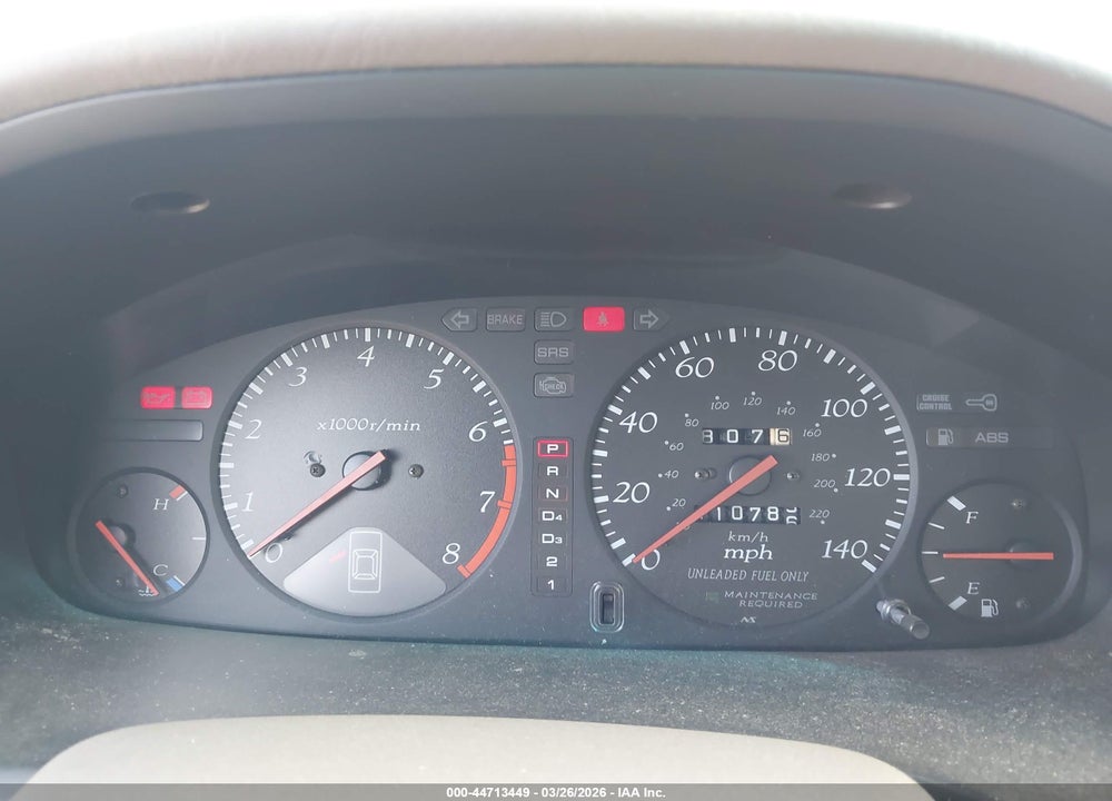 1999 ACURA CL 3.0 VIN: 19UYA225XXL012722
