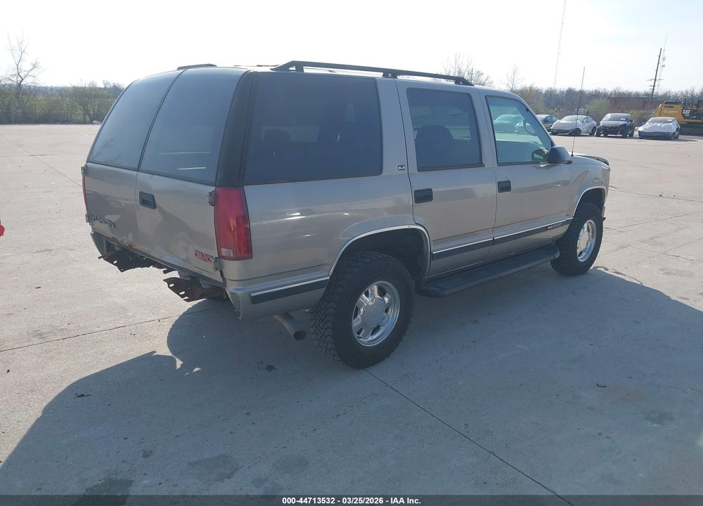 1999 GMC YUKON SLE VIN: 1GKEK13R5XJ784362