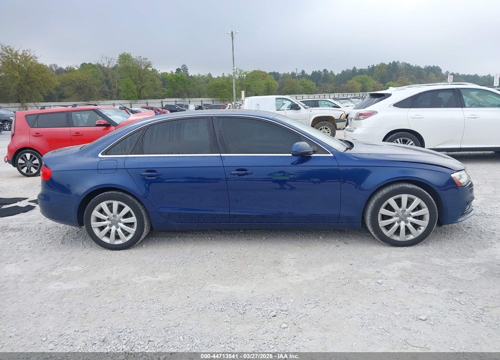 2013 AUDI A4 2.0T PREMIUM VIN: WAUAFAFL5DN022334