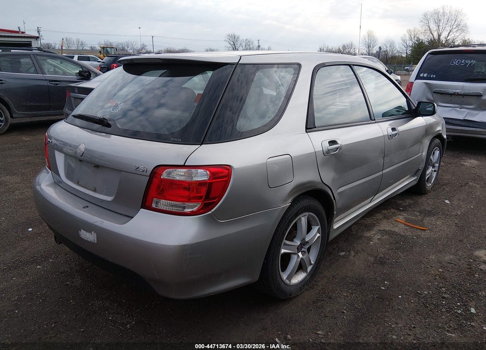 2005 SAAB 9-2X LINEAR VIN: JF4GG616X5H057579