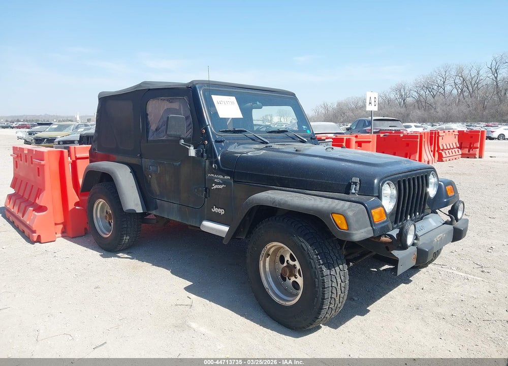 2001 JEEP WRANGLER SPORT VIN: 1J4FA49S51P344204