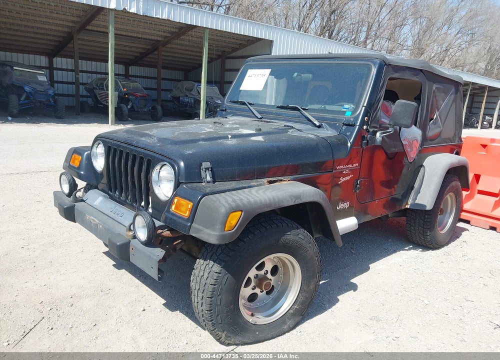 2001 JEEP WRANGLER SPORT VIN: 1J4FA49S51P344204