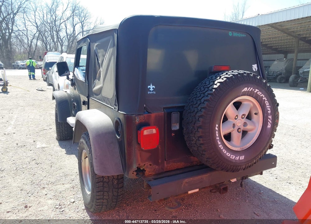 2001 JEEP WRANGLER SPORT VIN: 1J4FA49S51P344204