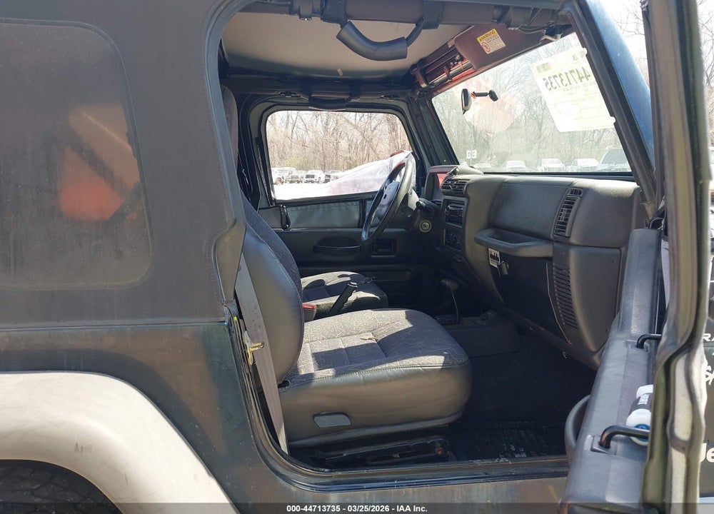 2001 JEEP WRANGLER SPORT VIN: 1J4FA49S51P344204
